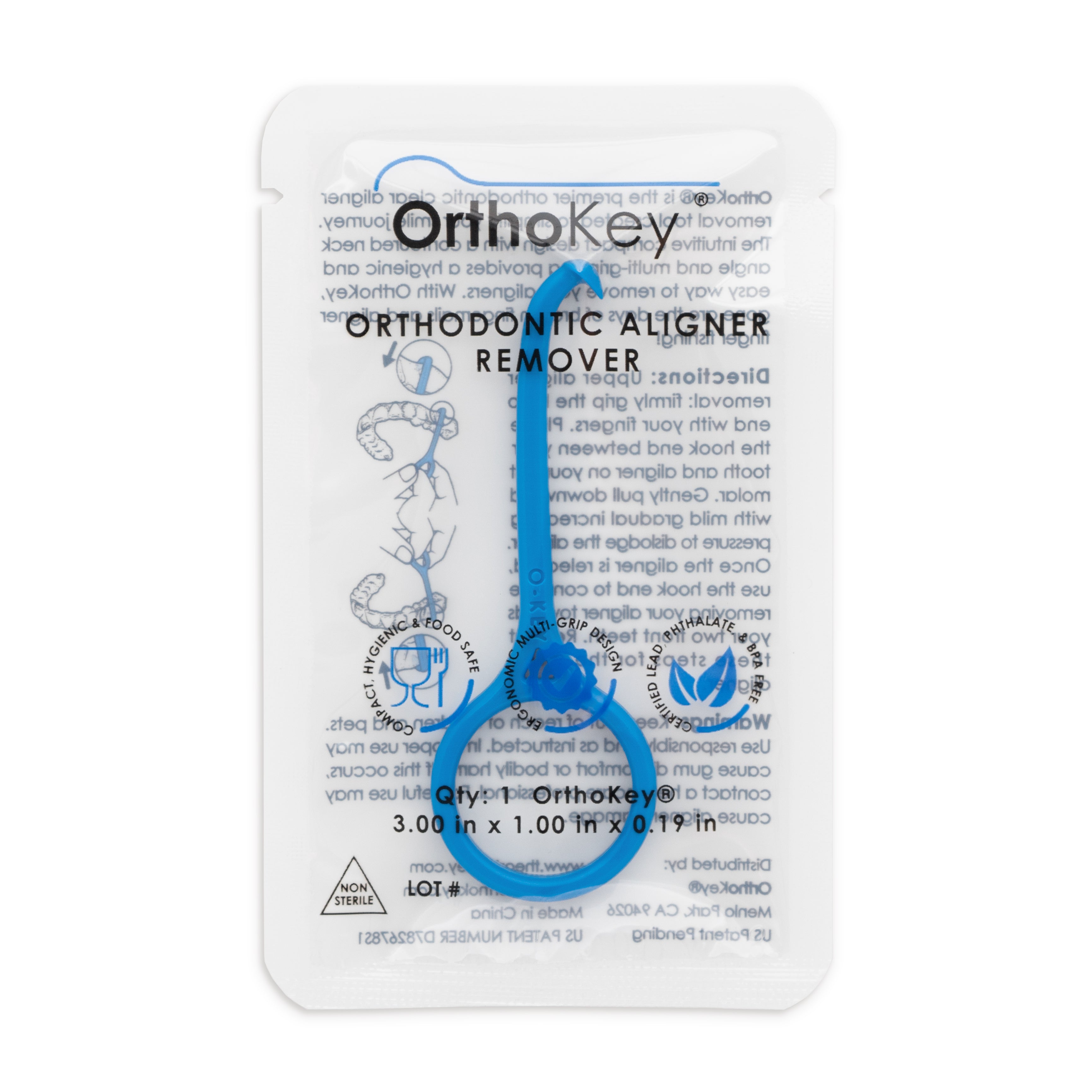 OrthoKey Clear Aligner Removal Tool