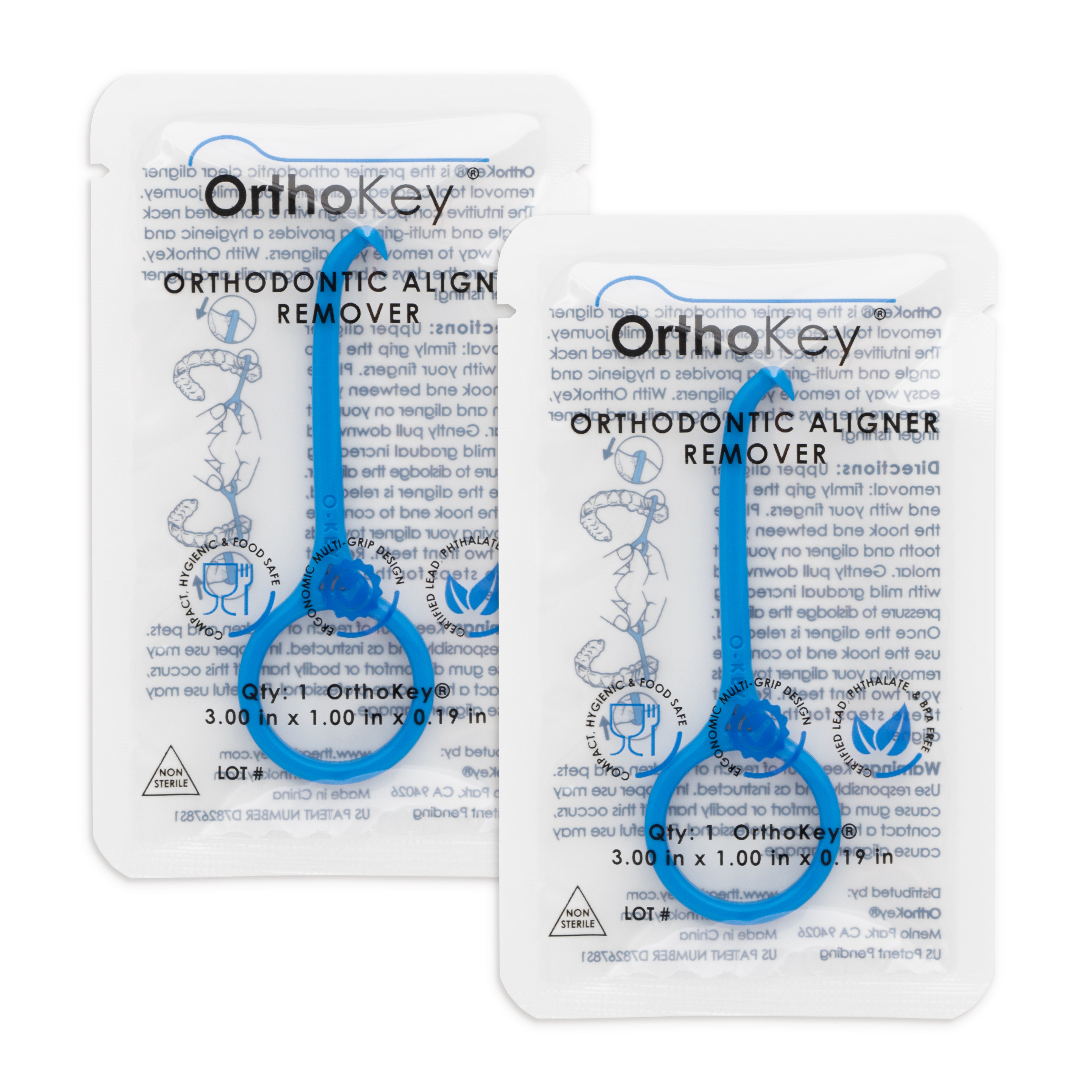 OrthoKey Clear Aligner Removal Tool