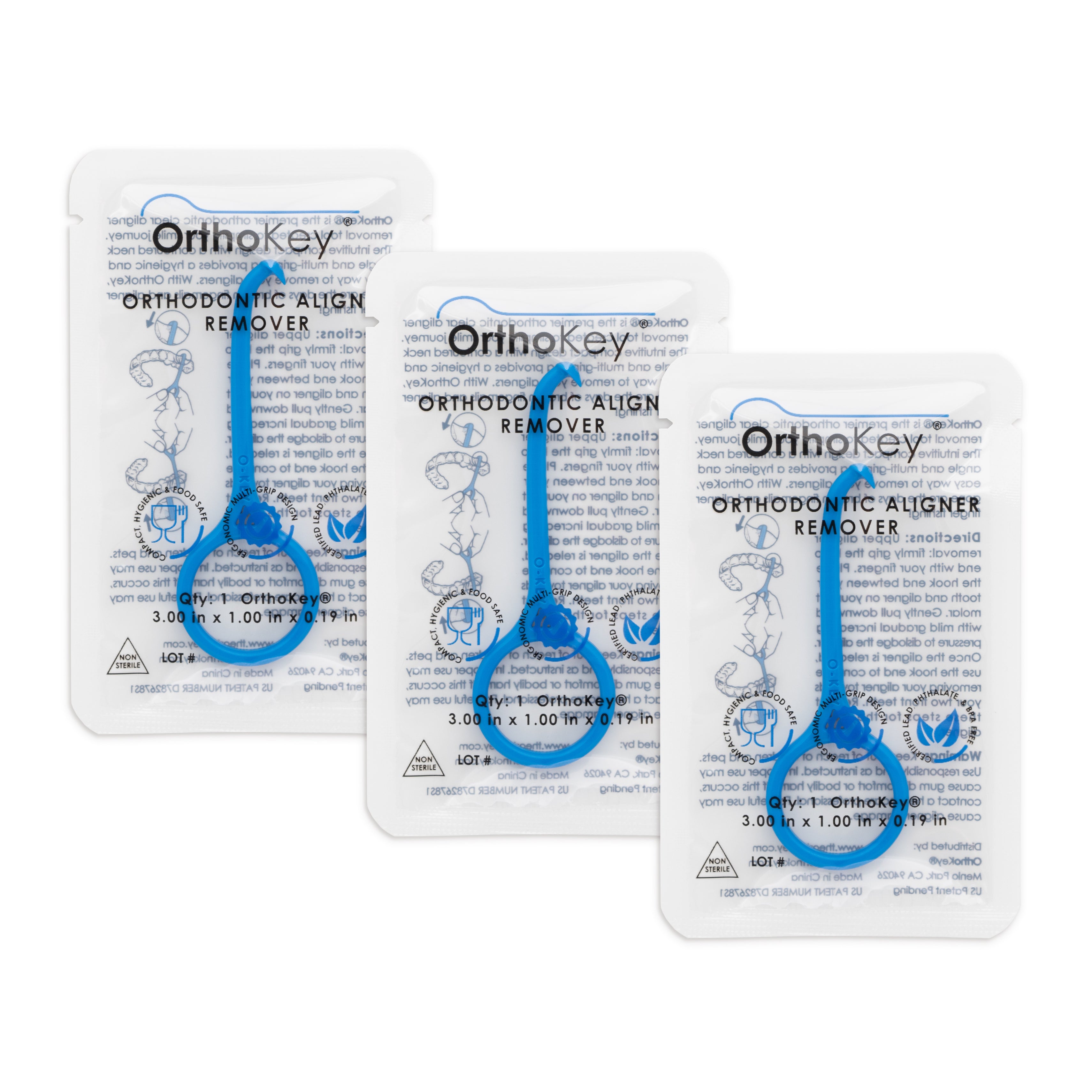 OrthoKey Clear Aligner Removal Tool