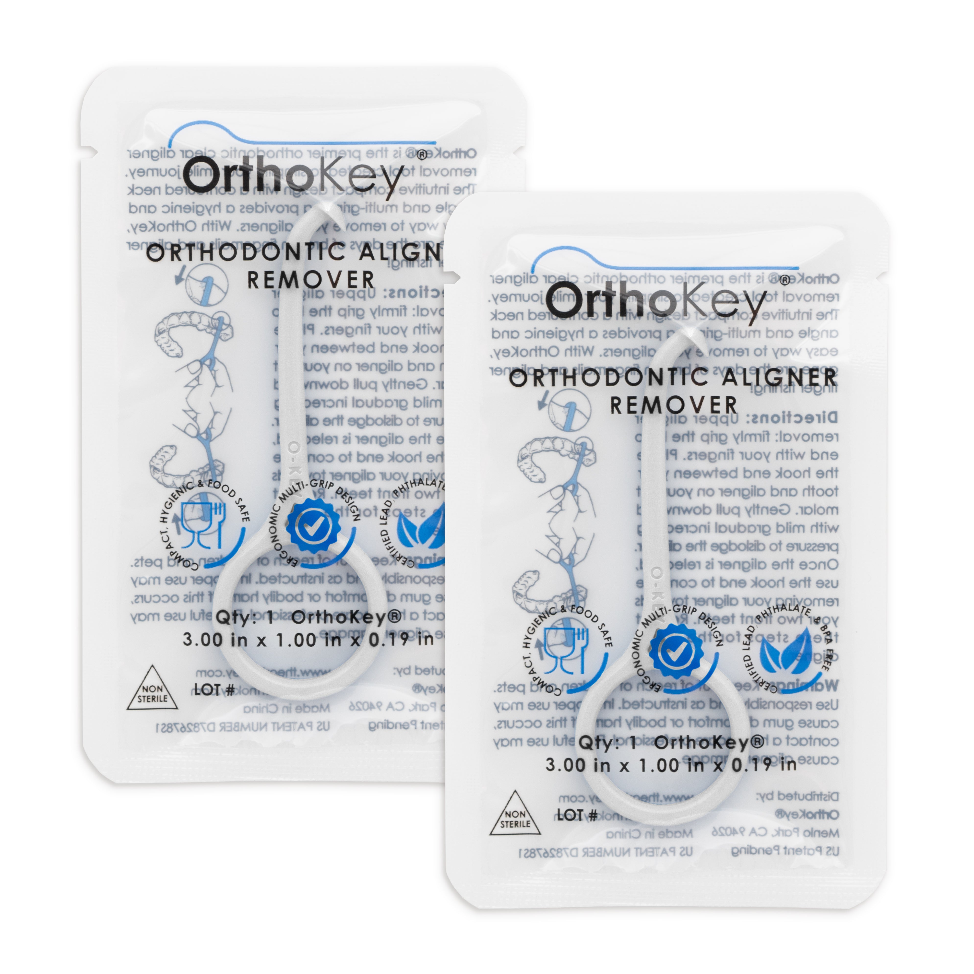 OrthoKey Clear Aligner Removal Tool